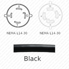 NEMA L14-30 Locking Plug L14-30 Locking Connector 280' 30a/250v 10
